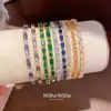 Pulseira Ajustável Dopamina Zircônia Cruzada Torcida, Design Único, Personalidade de Nicho, Luxo Leve, Joia de Alta Qualidade
