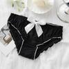 Ropa interior japonesa Lolita para niña de cintura baja, malla de encaje, para caderas anchas, ropa interior JK, ropa interior de sirvienta negra
