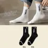 Calcetines para Hombre Otoño e Invierno de Media Pantorrilla con Letras Resistentes al Olor Absorbentes del Sudor Transpirables Deportivos Modernos para Hombre Primavera y Otoño