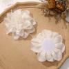 Fada atmosfera linda brilhante seda elegante malha flor diy feito à mão doce corsage pescoço corrente aperto clipe roupas acessórios