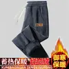 Comércio Exterior Outono Inverno Veludo Plus Veludo Veludo Cotelê Espessado Casual Calças Masculinas Calças de Moletom Calças Largas Joggers Calças Casuais Masculino
