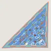 Chal de terciopelo para habitaciones con aire acondicionado, pañuelo triangular de seda para mujer, tacto de alta gama, estilo fino de verano, protección solar premium para el verano