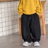 Tienda de Algodón Jeans para Niños Pantalones de Otoño para Niños 2026 Nuevo Estilo Coreano Sudadera Conjunto de Ropa Deportiva Casual para Niños