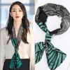 2023 Últimas Estrelas Mesmo Estilo Estreito Longo Pequeno Lenço Feminino Estilo Primavera Elegante Cachecol Decorativo para Todos os Fósforos