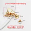 Anel de Metal Pingente Anel de Puxar com Parafuso Cabeça de Monge Decoração DIY para Sapato e Chapéu Acessório para Capa de Celular Anel de Puxar Parafuso Rebite