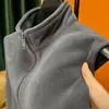 Comercio exterior dropshipping chaleco de forro polar para hombre otoño e invierno chaleco sin mangas color liso chaqueta con cremallera cuello alto chaqueta de forro polar de partículas