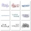 70 novos adesivos de frases curtas de cura manuscritas ins simples criativo caloroso decoração copywriting adesivos para iPad conta manual