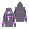 Sudadera con capucha de impresión digital 3D de animación transfronteriza Cosplay Cárdigan regular Chaqueta traje C para hombre y mujer Camiseta de manga corta