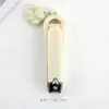Cortauñas de Color Caramelo Sencillo con Colgante de Pata de Gato Linda de Dibujos Animados, Tijeras para Uñas Plegables, Herramientas de Manicura y Arte de Uñas