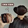 Diadema de goma con forma de oso para mujer, accesorio para el cabello de felpa, elástico, duradero y de alta calidad, para otoño e invierno