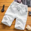 Pantalones Cortos de Cinco Puntos de Seda de Hielo Finos de Verano para Hombre, Talla Grande, Deportivos al Aire Libre Casuales de Playa Secado Rápido de Longitud Media