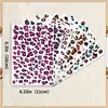 Pegatinas de Tatuaje con Estampado de Leopardo Europeas y Americanas Transfronterizas de Alta Gama Coloridas para la Cara Sexy Pegatinas Faciales Fiesta Fiesta Tatuajes Temporales