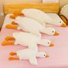 Juguete de Peluche Creativo Famoso en Internet de Ganso Blanco Grande, Almohada para Dormir Acostado, Almohada de Exhibición para Cama, Juguete de Peluche Promocional