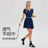 Traje Deportivo Nuevo Transfronterizo para Mujer, Ropa de Fitness Holgada y Transpirable, Conjunto de Ropa para Correr al Aire Libre, Golf y Tenis