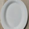 Configuração de Mesa de Hotel Casa Comida Ocidental Prato Raso Prato Fundo Prato de Cerâmica Branco Puro Prato de Bife Prato Moonlight Louça Diária