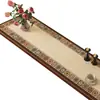 Alfombrilla protectora para encimera de mueble de TV retro americano, mantel impermeable y a prueba de aceite para aparador, mueble de entrada, alféizar de ventana, zapatero, mantel individual