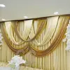 Fornecimento exclusivo transfronteiriço de véus para cenários de palco de casamento, véus de tecido base para cenários de decoração de hotel para casamento, fornecimento direto da fábrica