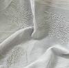 EG-1908808 Tela Bordada de Gasa Crepé Encaje Bordado Grabado Bordado Perforado Vestido de Boda