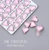 K9 Nuevo Galaxia Nebulosa Rosa Arte para Uñas Pedrería con Parte Trasera Puntiaguda Pedrería de Forma Irregular Famoso en Internet Súper Brillante Rosa Pedrería Apilada Pegatinas para Uñas Decoraciones de Pedrería