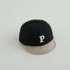 Nuevo gorro de béisbol personalizado para bebé, ala suave, gorra de béisbol, comercio exterior, letra P, gorra para bebés y niños, sombrero de sol de verano