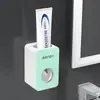 Exprimidor automático de pasta de dientes creativo para colgar en la pared, sin perforaciones, para baño, artefacto para apretar fácilmente.