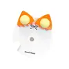 Grampo de Cabelo Infantil Grampo de Orelha de Gato para Bebê Acessório de Cabeça para Menininha Pegador Dopamina Grampo de Franja para Menina Fofa
