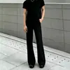 Pantalones de hombre de pierna recta, sencillos, de color liso, con caída, estilo streetwear de Hong Kong, moda de primavera y otoño, versátiles, sin planchar, de longitud completa, modernos