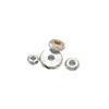 Contas Espaçadoras Facetadas Banhadas a Ouro 18K Pulseira de Contas Artesanal DIY Roda Dentada em Forma de Engrenagem Contas Soltas Acessórios