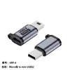 Adaptador de cabo de carregamento USB para mini USB Android v3 para tipo-C Adaptador micro T-Port