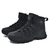 Zapatos de Senderismo para Exteriores, Botas de Combate Tácticas, Botas de Combate Terrestre, Nuevas Botas Desérticas Medias-Bajas para Hombre, Productos Transfronterizos para Deportes de Montaña y Camping