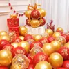 Decoración de Escena para Fiesta de Cumpleaños en Habitación Privada para Niños y Niñas de 2 a 10 Años, Pared de Fondo Infantil Atmósfera Arreglo de Globos