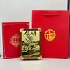 Adornos para Marco de Fotos de Lámina de Oro Imitación Oro Puro 999, Disponibles en Varios Temas, Adecuados para Exhibición en Escritorio del Hogar, Regalos Navideños y Regalos Conmemorativos