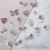 Acessórios Explosivos para Nail Art de Varinha Mágica da Sailor Moon Diamante Rosa Borboleta Amor Urso Tridimensional Liga Decoração de Unha