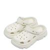 Calçados Croc de Solado Grosso Feminino 2025 Novo Verão Calçados Externos Solado Macio Antiderrapante Antiodor Calçados para Gestantes Sandálias Femininas