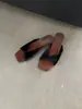 Pantuflas de Cuña para Mujer 2026 Moda de Verano para Exteriores Sandalias Francesas de Gamuza con Tira Única