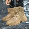Botas Altas Cortas Cálidas de Talla Grande Nuevas, Zapatos de Algodón, Botas de Nieve, Botas de Exterior con Forro de Polar para Hombre, Zapatos de Hombre
