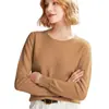 Nuevo Suéter de Punto de Cuello Redondo Otoño e Invierno para Mujer, Suéter Versátil y de Moda para Usar como Capa Base, Suéter Transfronterizo, Venta al por Mayor de una Pieza