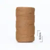 En stock venta al por mayor hilo de algodón 2 mm borla hecha a mano colgador de plantas material tejido hilo de ganchillo decorativo navideño