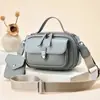 Bolsa Primavera/Verão conjunto multifuncional de várias peças bolsa feminina couro macio estilo pequeno perfume bolsa de mão bolsa de ombro bolsas transfronteiriça cor macaron