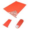Saco de dormir aislante reflectante para acampar al aire libre, para montañismo, manta salvavidas de emergencia para acampar, saco de dormir doble cálido y resistente a la suciedad.