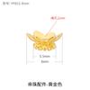 Plata esterlina S925 flor de loto soporte de flor bidireccional accesorios de capullo de flor diy hecho a mano pulsera de cuerda con cuentas espaciador de cuentas para pulsera
