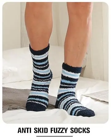 non slip fuzzy socks