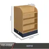Estante de Almacenamiento para Cigarrillos de Estructura Acero-Madera, Gabinete de Fondo Combinado para Mostrador de Caja de Cigarrillos y Alcohol, Exhibidor de Estante para Cigarrillos de Tienda de Conveniencia