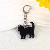 Chaveiro Acrílico de Gatinho Fofo, Pingente de Gatinho Preto Pequeno, Chaveiro de Mochila, Presente para Amigos e Melhores Amigas