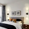 Luminária de Parede de Tomada Sem Furo Sala de Estar Quarto Cabeceira Sem Fiação Decoração Interruptor com Plugue Luminárias Zhongshan