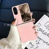 Capa de couro simples para celular OPPO Find N2 Flip, capa protetora de couro para homens e mulheres findn2flip
