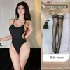Lingerie sexy com abertura na virilha, body sedutor de seda gelada peça única, body apaixonado estilo colegial, justo ao corpo e fácil de remover