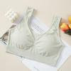 Chaleco de Belleza Espalda Sin Costuras Talla Plus, Sujetador Push-Up Cómodo para Tallas Grandes, Sujetador Cruzado para Dormir y Deporte para Mujeres Talla Plus