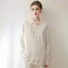 Chaleco de punto sin mangas 100% cachemira hecho con hilo Consinee, nuevo otoño/invierno para mujer, de corte holgado, con cuello en V grande