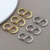 Broche de Acero Inoxidable en Forma de Ocho Conector de Pulsera y Collar en Forma de S Broche para Bolsos Gancho Rápido Broche Ajustable Accesorios para Joyería DIY